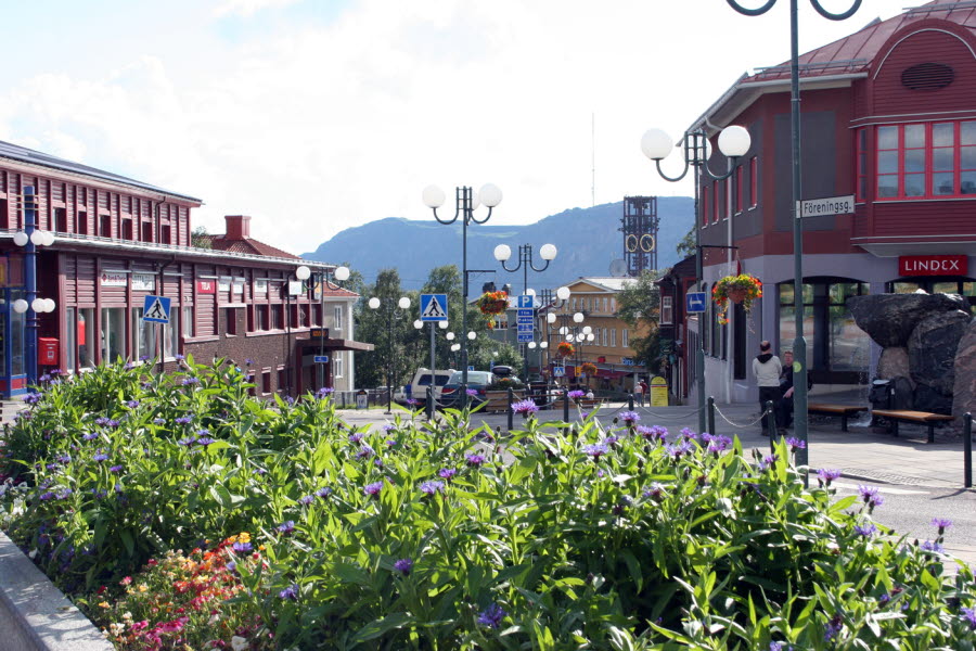 Kiruna centrum sommar 2007. Foto: Ulrika Hannu