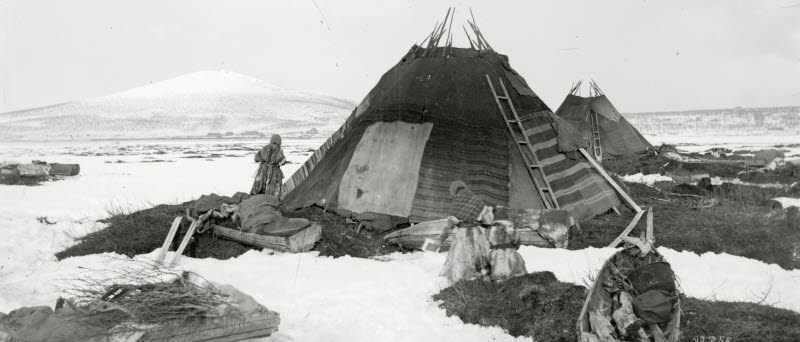 Same-boställe på Luossavuoma år 1906