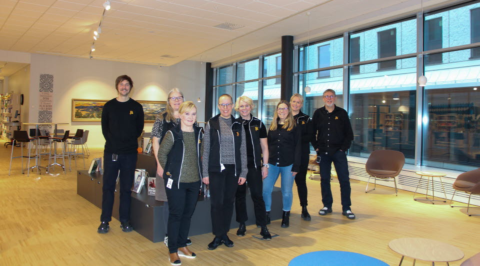 Personal på Kiruna stadsbibliotek. Foto: Marianne Nordmark