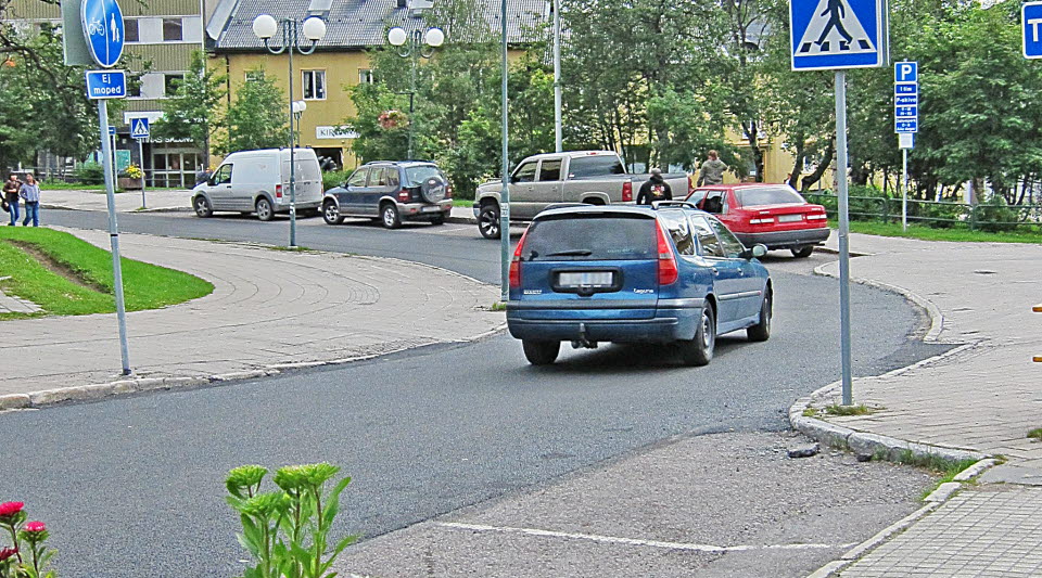 Biltrafik på Föreningsgatan
