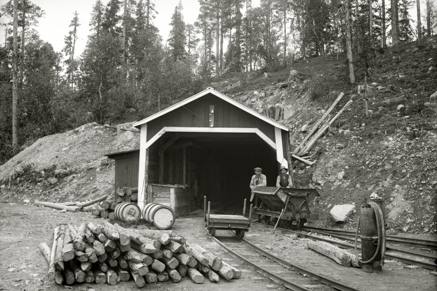Ortöppning i Hermelinsgruvan, Malmberget. Foto: Borg Mesch