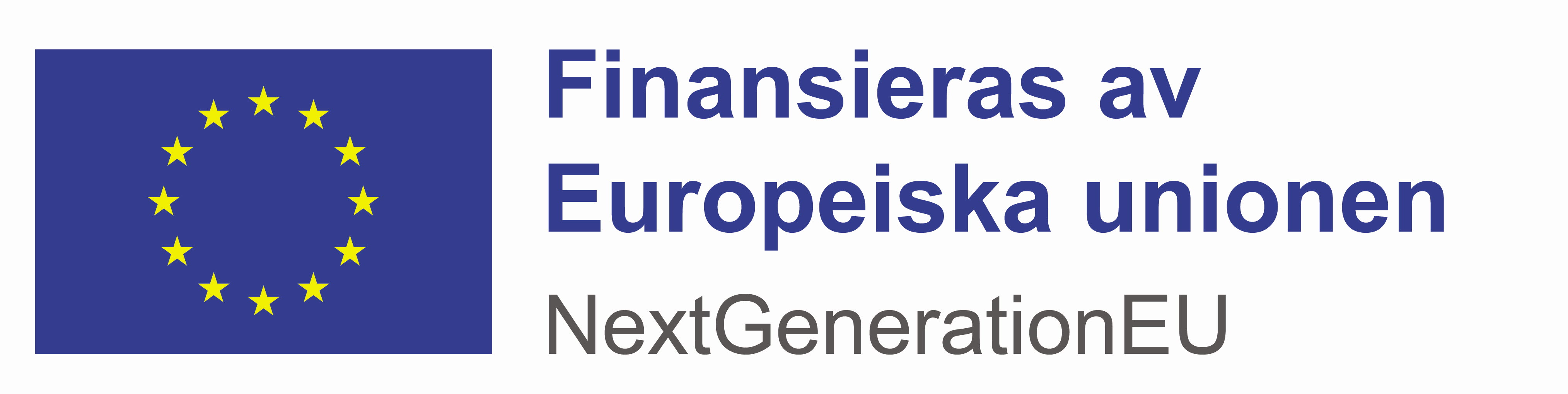 Fotot visar logotypen NextGenerationEU