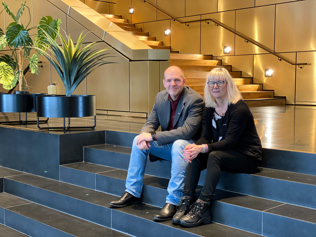 Niklas Sirén och Nina Sarri