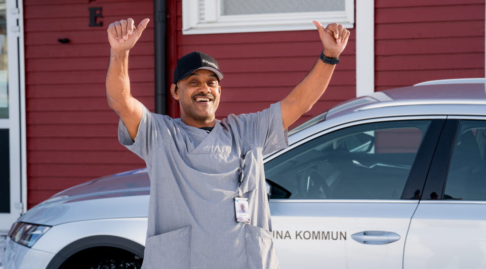 Porträtt av personal på hemtjänsten