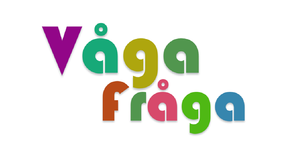 Logotype för våga fråga