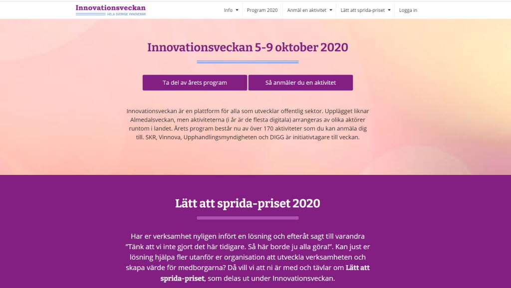 Innovationsveckan 2020